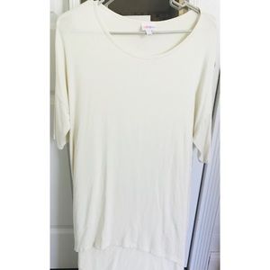 LuLaRoe Solid Ivory Irma Small NWT